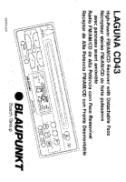 Blaupunkt Laguna-CD-43 - Owners Manual 